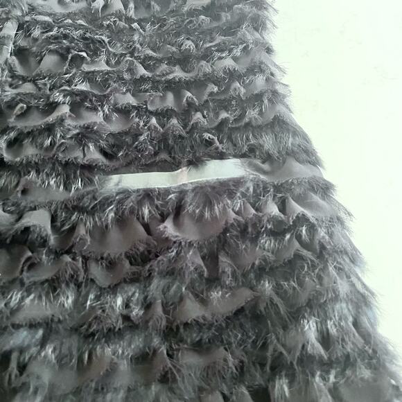 CF Charm Furs Black Rabbit Fur Cap Sleeve Vest Jacket Size Medium - Picture 6 of 14